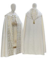 Cream Gothic Cope with stole