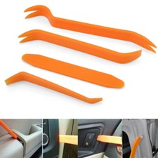 4pcs Car Trim Removal Tool Pry Bar Door Panel Dash Radio Audio Interior Clip Kit