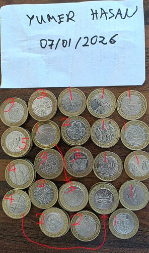 Assorted 50p 10p 5p job - assorted,
