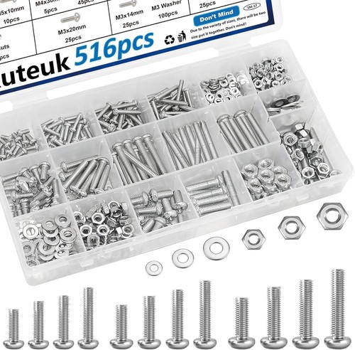 516pcs nuts and - and, bolts
