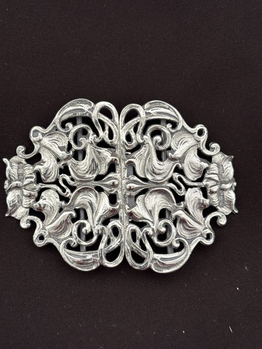 Victorian silver nurses belt - victorian,
