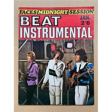 VARIOUS 1967 BEAT INSTRUMENTAL MAGAZINE JANUARY 1967  - SMALL FACES/WHO/TROGGS/M