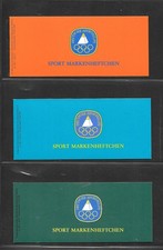 Germany (Berlin) - 3 x Sports Markenheftchen  booklets  - unmounted mint