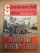COMMERCIAL MOTOR magazine SUPPLEMENT 1972 Breakdown Recovery Services lorry bus