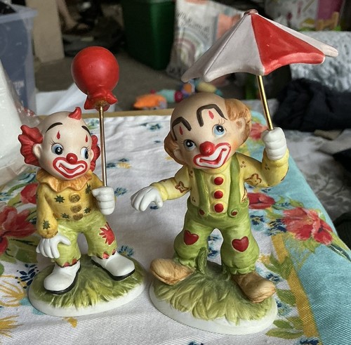 Vintage lefton china clown - lefton,