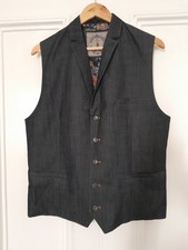 House Of Cavani 5 Button Dark Charcoal Waistcoat size 46R