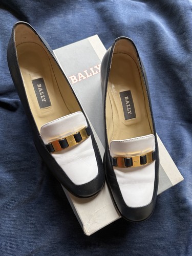 Vintage bally ladies black and - ladies,