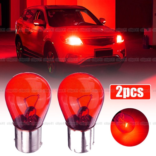 1156 red car bulbs - 2x,