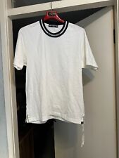 Mastermind World Men's M22S09 White Logo-Print Cotton T-Shirt Sz M Authentic