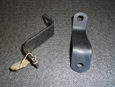 MORRIS MINOR SERIES 2  FRONT BUMPER OVERRIDER SUPPORT BRACKETS - VGC