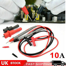 Digital Multimeter Test Leads 10A Extension Lead Probes Volt Meter Cable UK