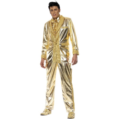 Smiffys elvis costume - elvis, (gold)