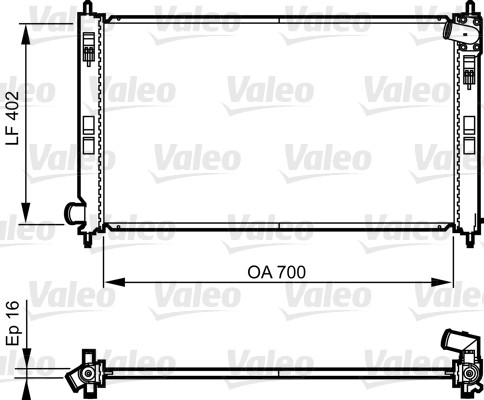 Engine radiator fits - , citroen