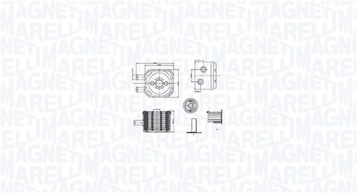 Oil cooler engine - cooler,,