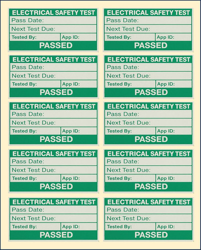 Pat testing stickers - testing, stickers,