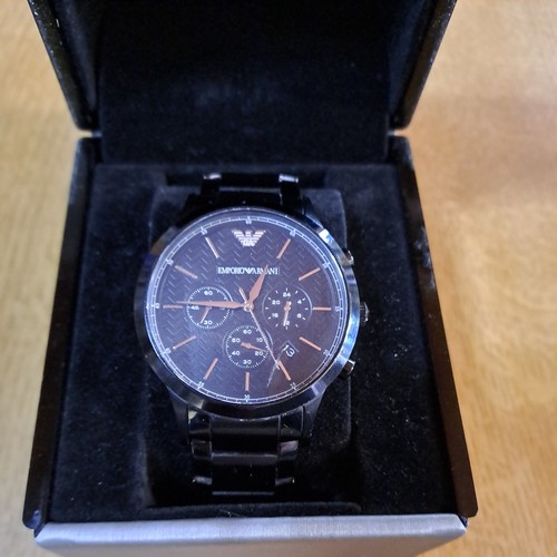 Emporio armani mens black - emporio,