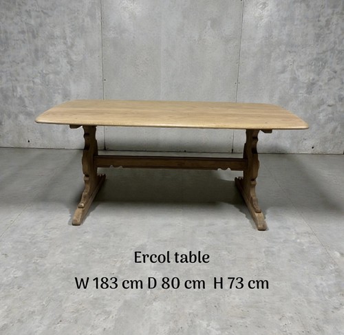 Ercol dining table oak/elm
