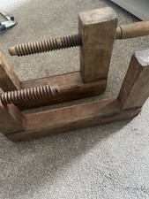 Antique Wooden Clamp Set