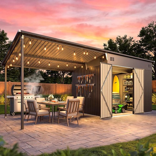 Aecojoy 20x8 metal lean - ft, lean-to