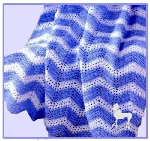 Crochet pattern baby - pattern, blanket