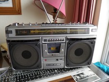 Sharp 8585 boombox radio - sharp, &