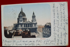 Vintage Colour Postcard - St Pauls Cathedral, London - 1904 #25