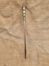 Vintage Unusal Copper and brass Decorative Handle Fire Poker