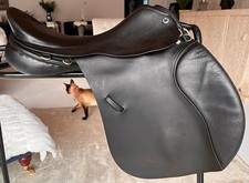 CLIFF BARNSBY GENERAL PURPOSE SADDLE • 17" • BLACK • MEDIUM