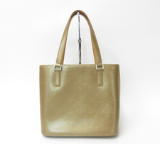 Authentic Louis Vuitton Monogram Matte Stockton Handbag Tote Bag S#48042