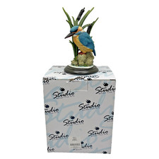 Kingfisher figurine ornament Border Fine arts A6057 2010 in original box 12.5cm