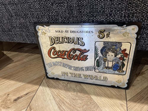 Coca cola vintage mirror - vintage,