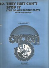 Yamaha Electone Organ Course Sheet Music No. 49 'They Just Can't Stop It (The.. 