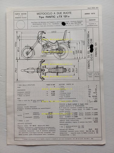 1973 fantic motor chopper - 1973,