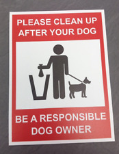 DOG FOULING DOG POO SIGN