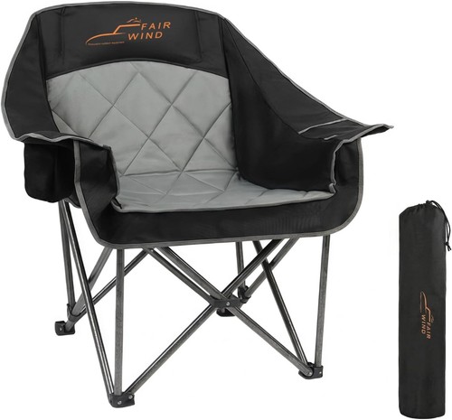 Oversized padded camping chair - camping,
