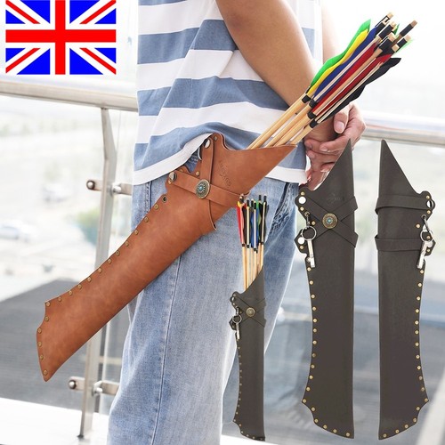 Archery arrow quiver - quiver, leather