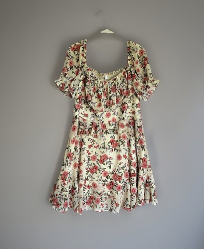 Floral babydoll ruffle peplum - babydoll,