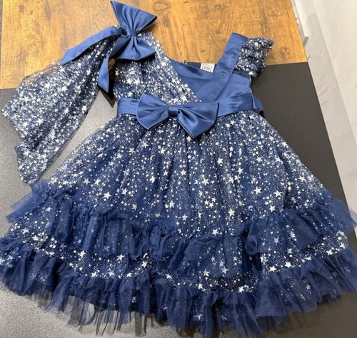 Girls navy blue star tutu - star,