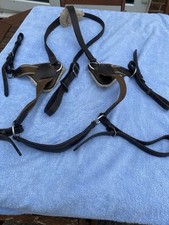 Equestrian 5point Breastplate Brown Leather