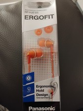 Panasonic RP- HJE125 Ergofit In-Ear Wired Headphones ORANGE
