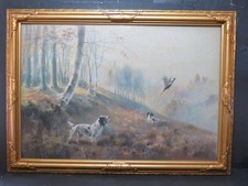 Springer Spaniels Pheasant Shooting by John Charles Tunnard C1930