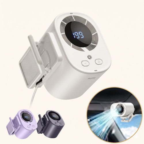 2026 car clip fan usb - car,