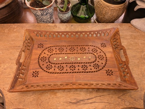 Handmade rosewood carved - handmade,