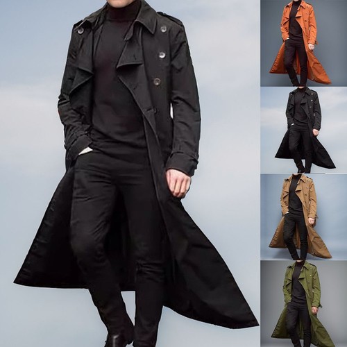 Mens long sleeve trench - mens,