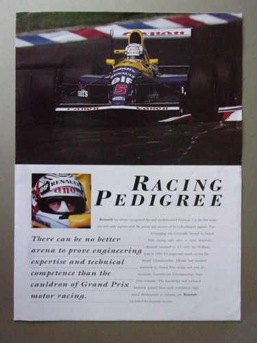 Renault performance orig 1994 - renault,