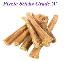 Beef Bull Pizzle Sticks Grade 'A' 100% Natural Chew Dog Treat approx 14cm long