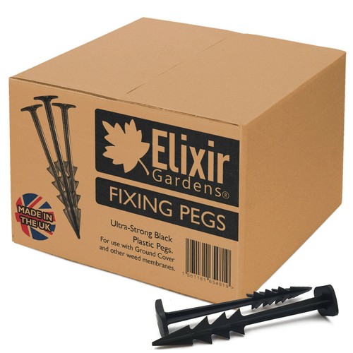150mm barbed securing pegs - 6",