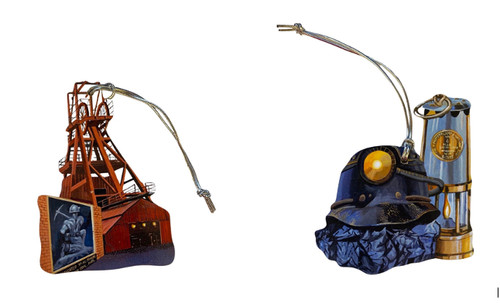 Coal mining christmas tree - coal,