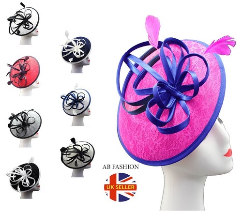 Women fascinator round - round, clip