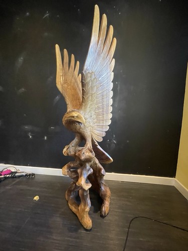 5ft tall hand - tall, wooden